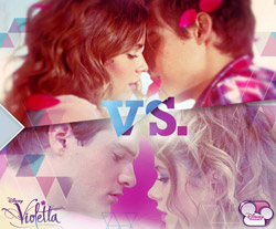 Violetta tra Leon e Diego